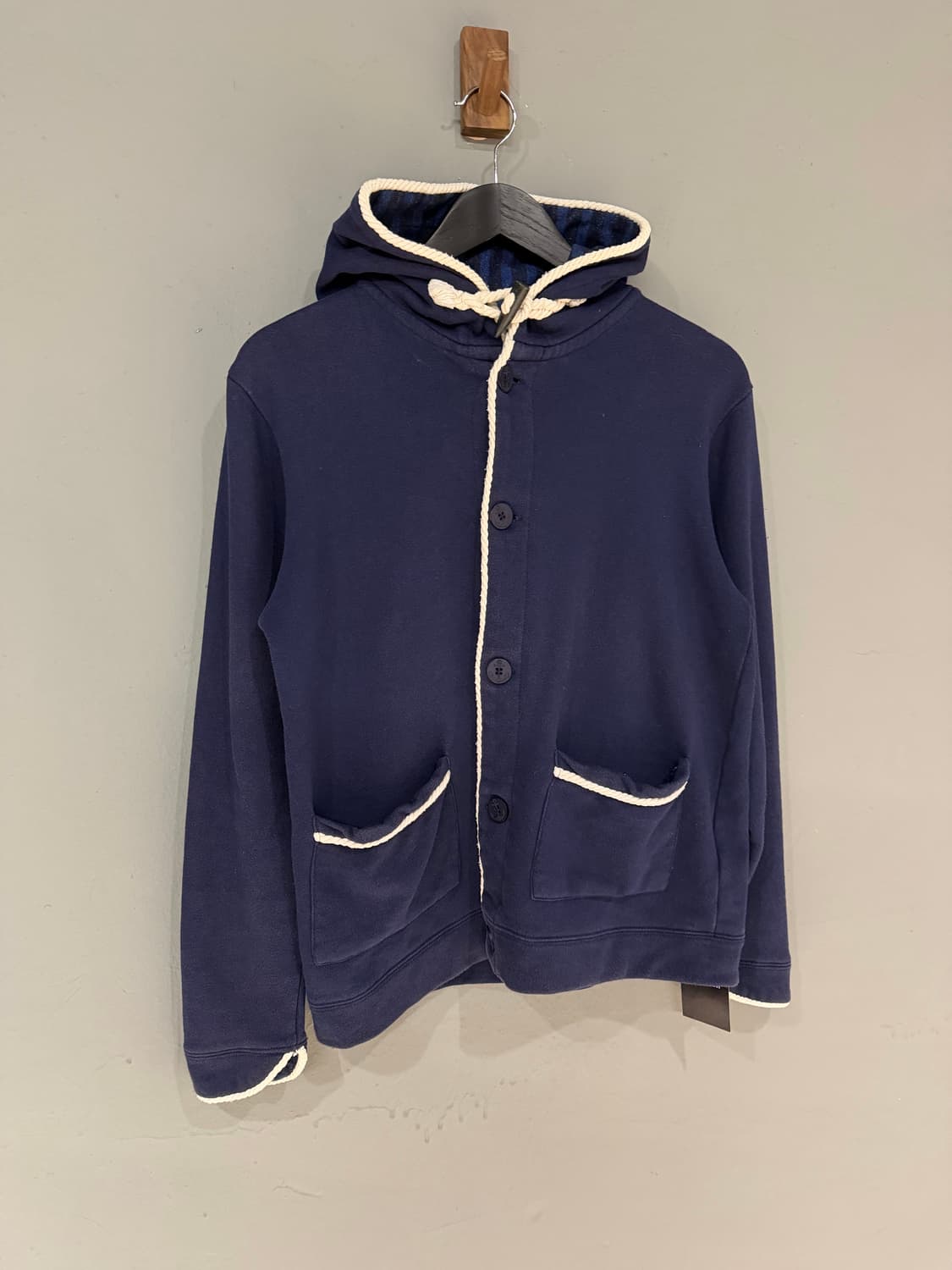 duffle button point button-up hoodie 상품이미지5