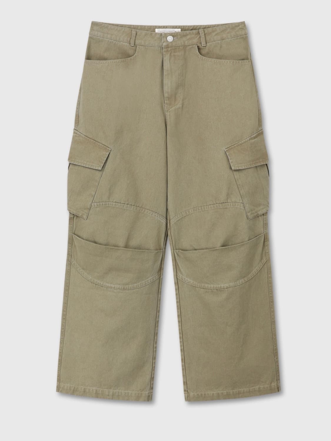 다이브인X무민서 워시드 베른 카고 팬츠 베이지 1사이즈 상품이미지2