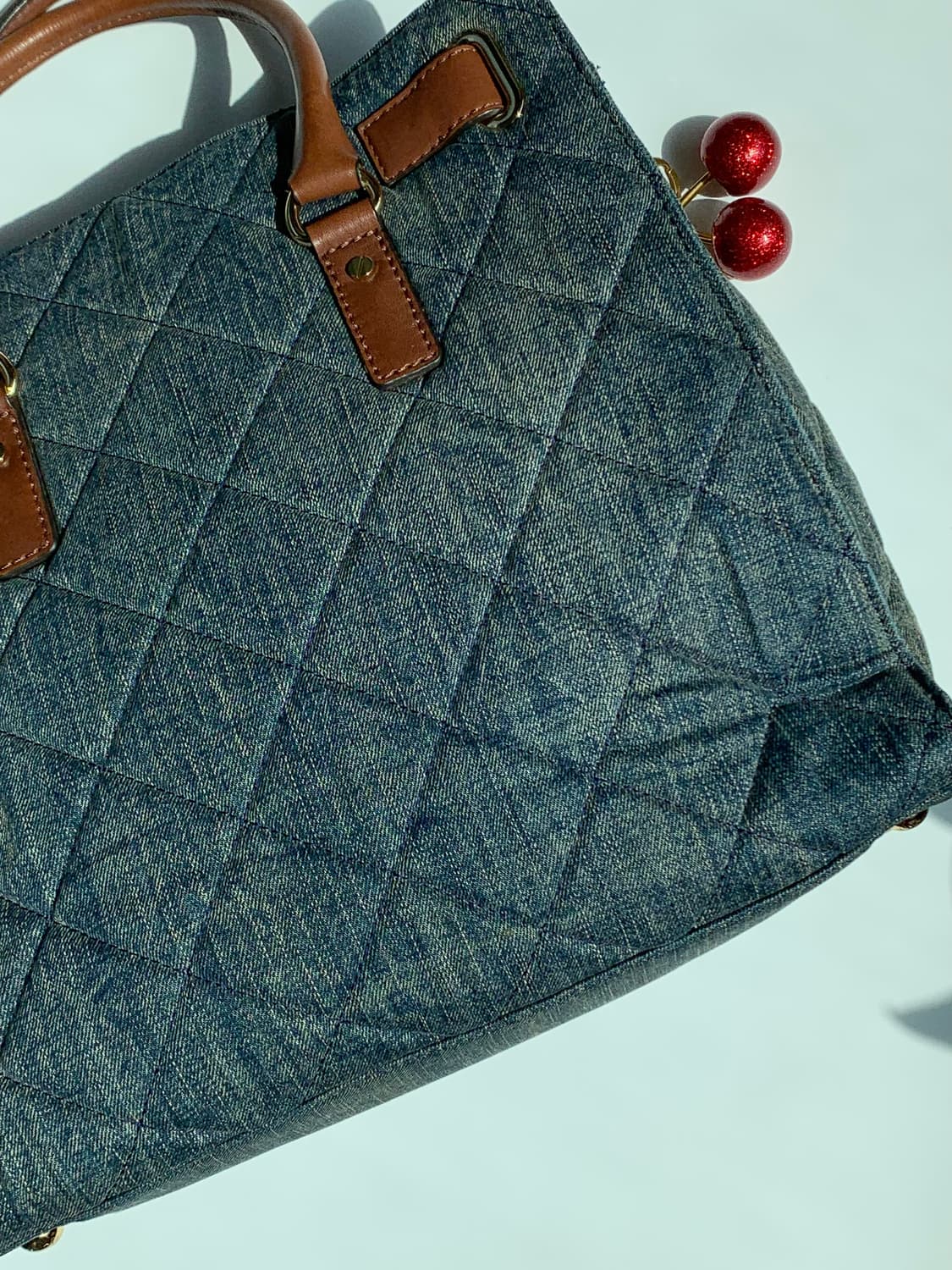 Michael Kors Bule Denim Hamiltom Bag 상품이미지4