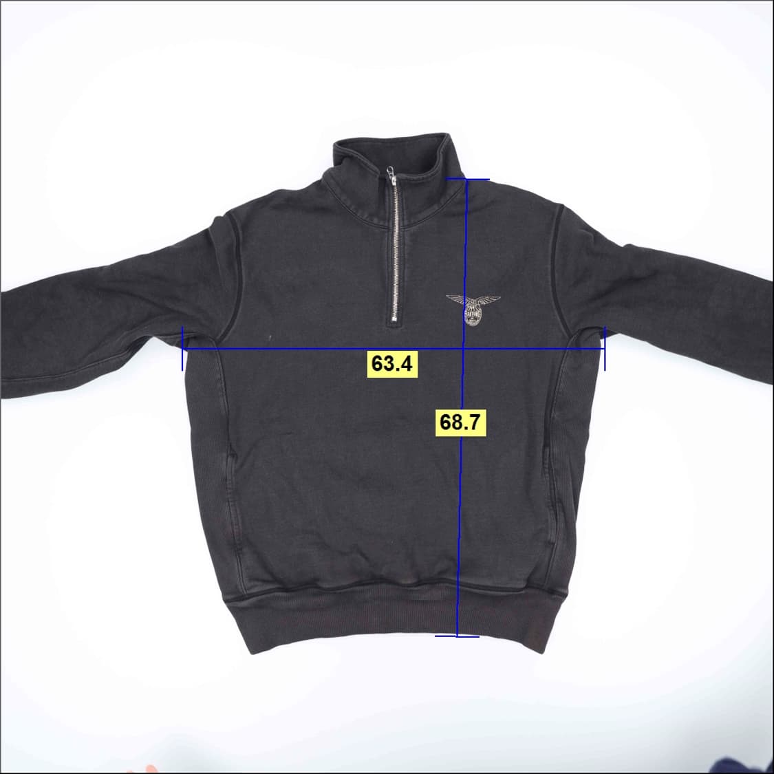 L 바스통 반집업 맨투맨 0317H1 상품이미지5