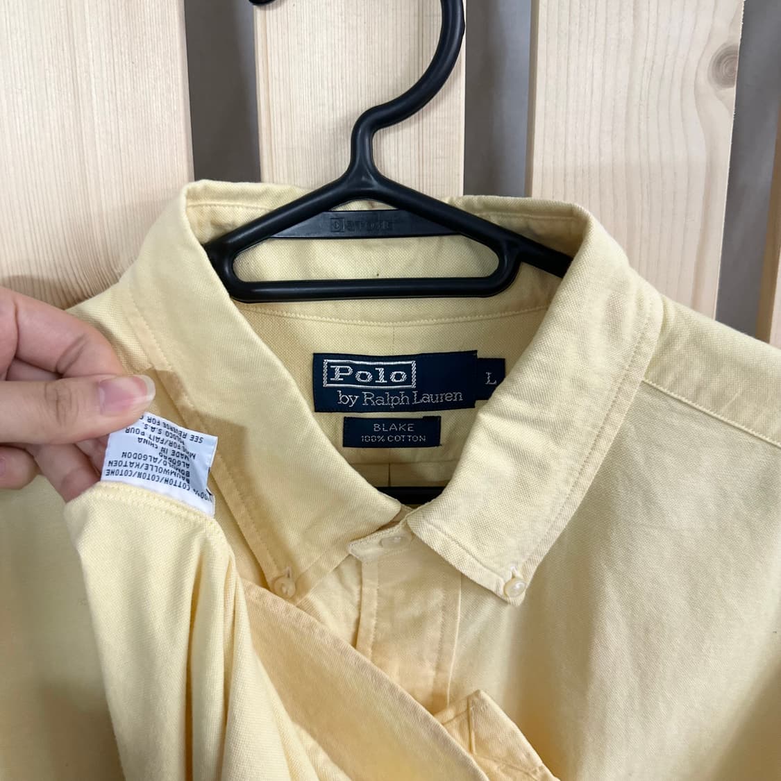(XL) 폴로 랄프로렌 옐로우 반팔 셔츠 상품이미지5