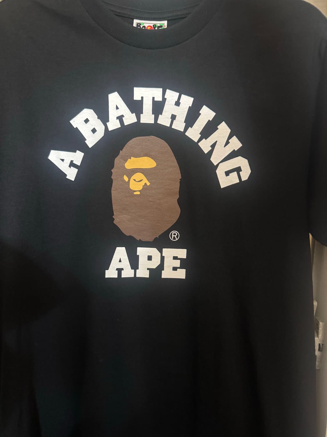 베이프 컬리지 티셔츠 S 상품이미지1