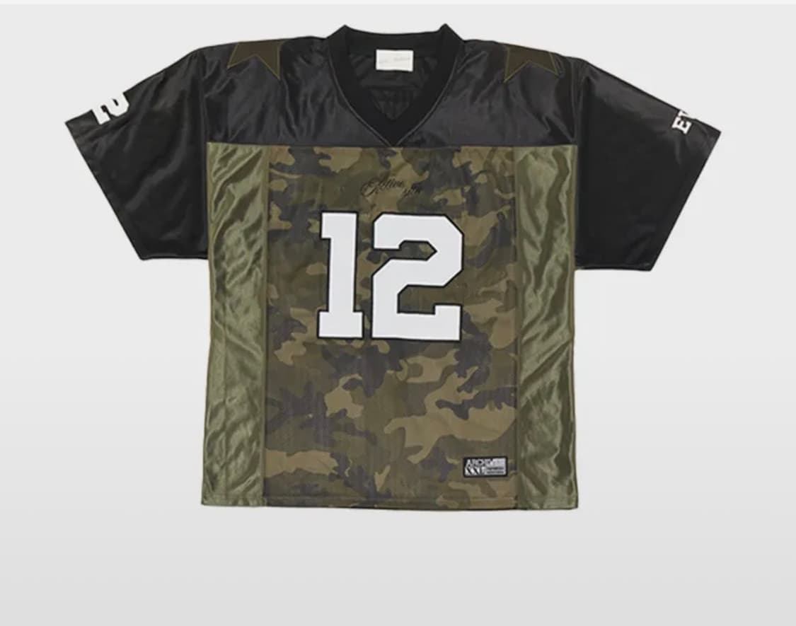 2000 풋볼 티셔츠 (블랙-카모) 상품이미지2