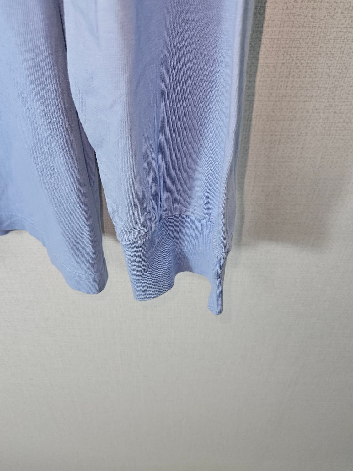 90s 폴로 랄프로렌 옐로우포니 긴팔티셔츠 롱슬리브 스카이블루 M 상품이미지5