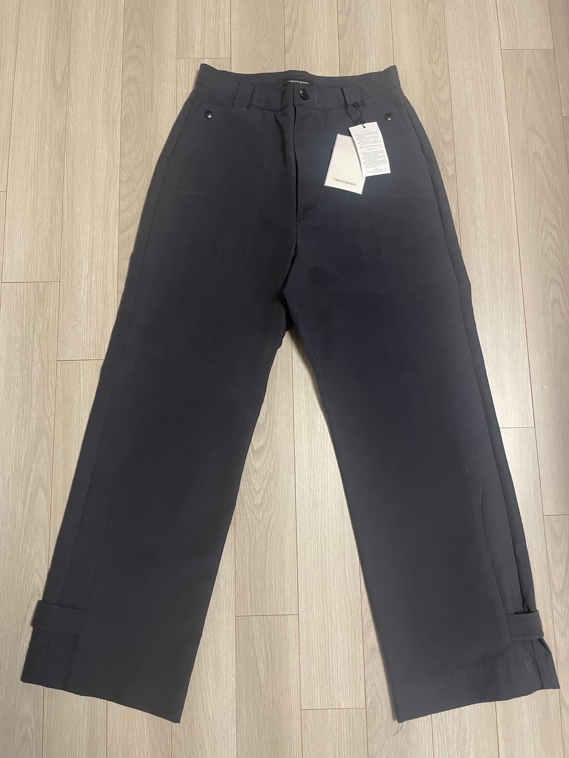 [2] 해칭룸 스냅 팬츠 블루차콜 새상품 상품이미지3