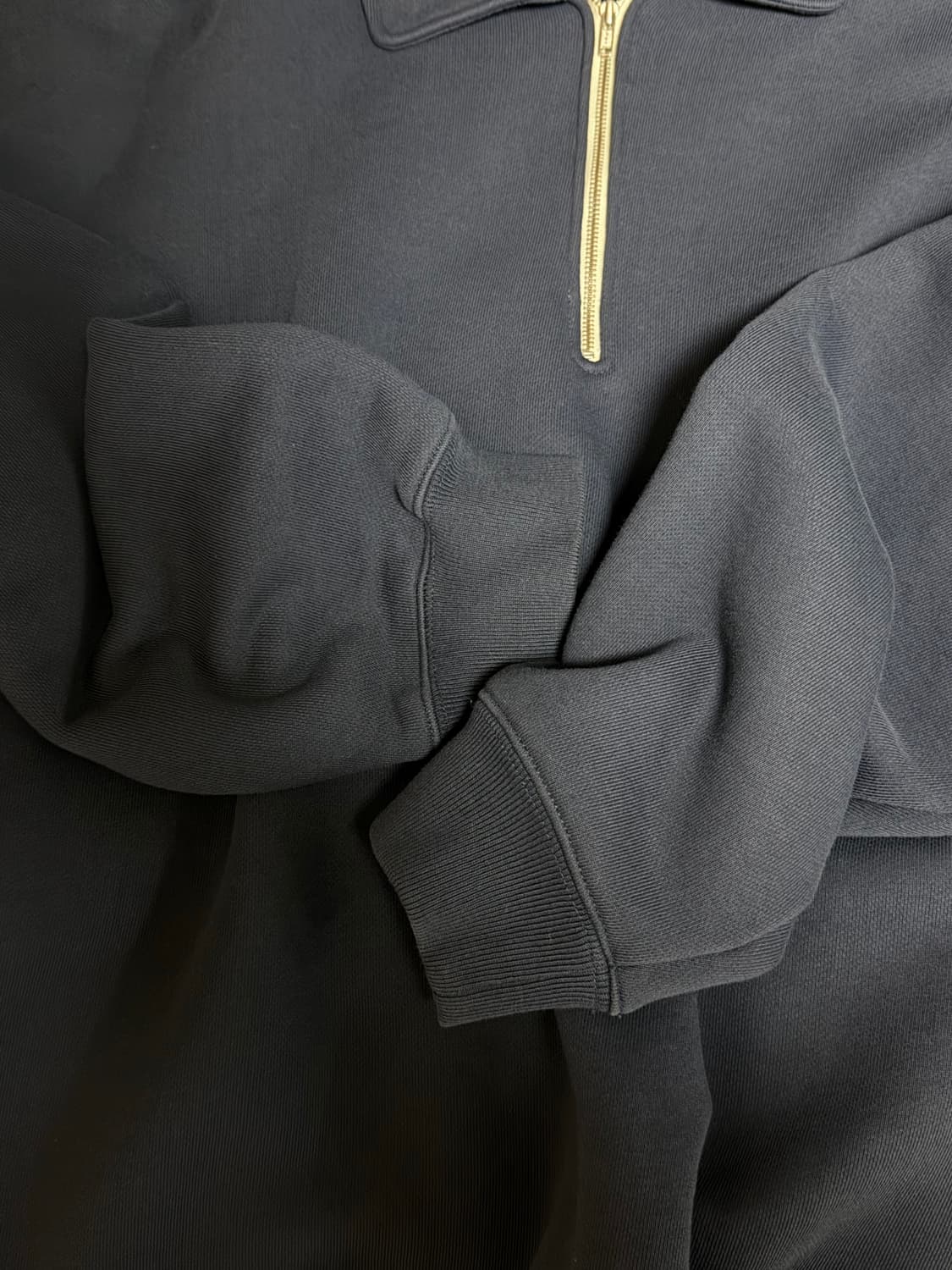 토마스모어 네이비 하프집업 맨투맨 L 상품이미지3