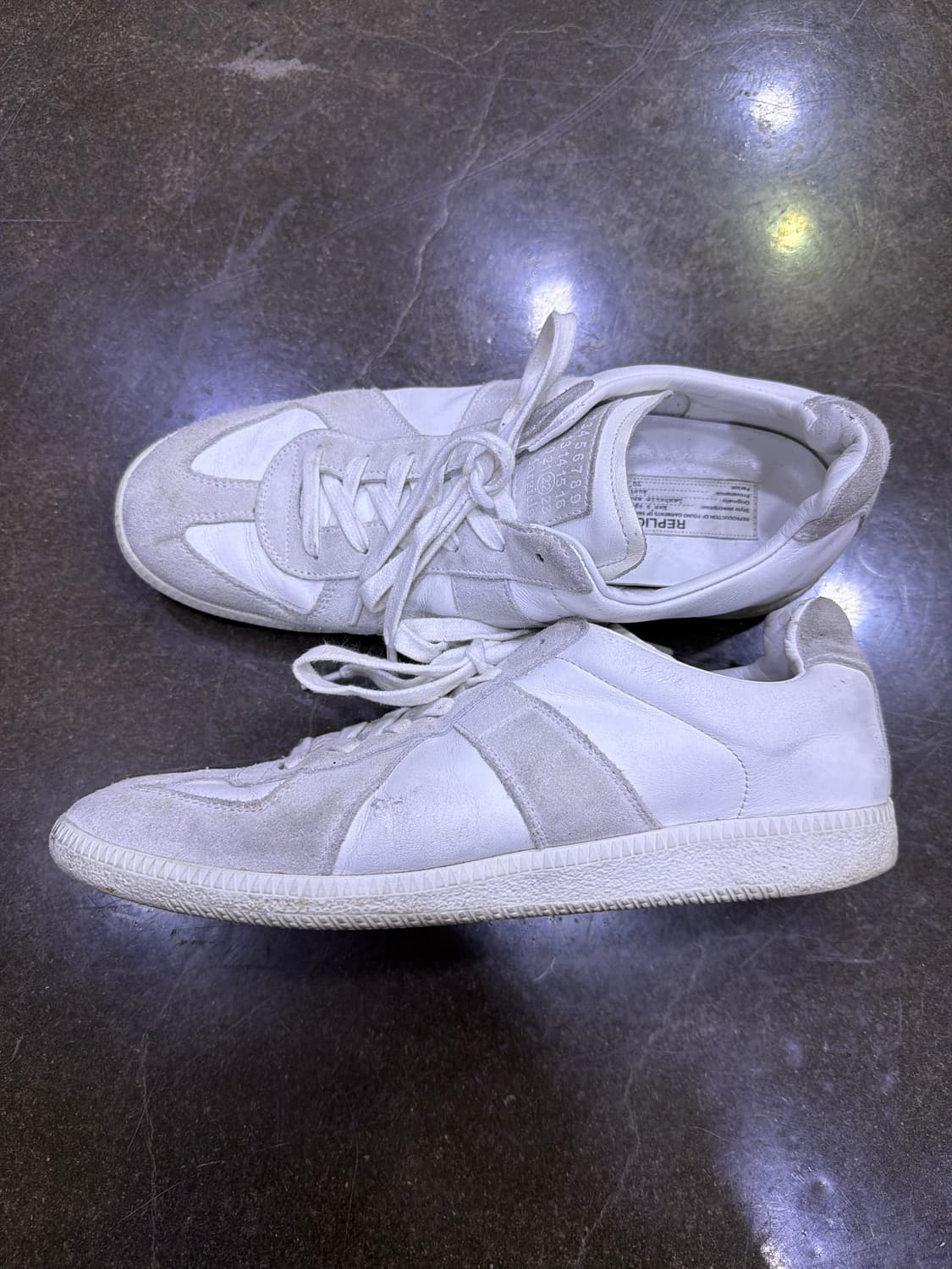 메종 마르지엘라 독일군 스니커즈 화이트 41.5 상품이미지5