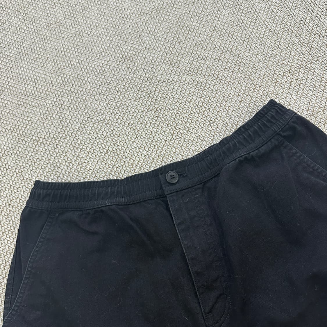 L 커버낫 블랙 면 반바지 0421D 상품이미지2