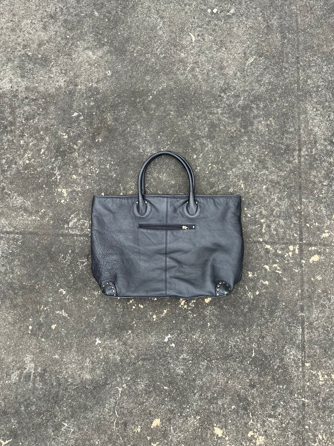 Vintage 리얼레더 스터드 토트백 상품이미지6