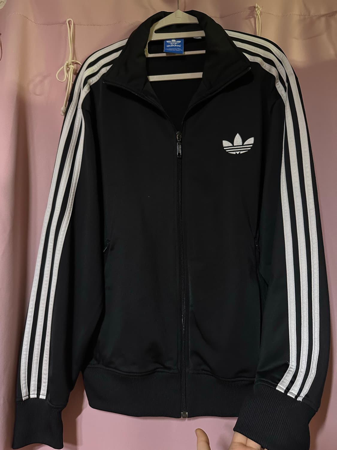 아디다스 져지 아디다스 파이어버드 블랙 불꽃 집업 트랙탑 아디다스 110 상품이미지2