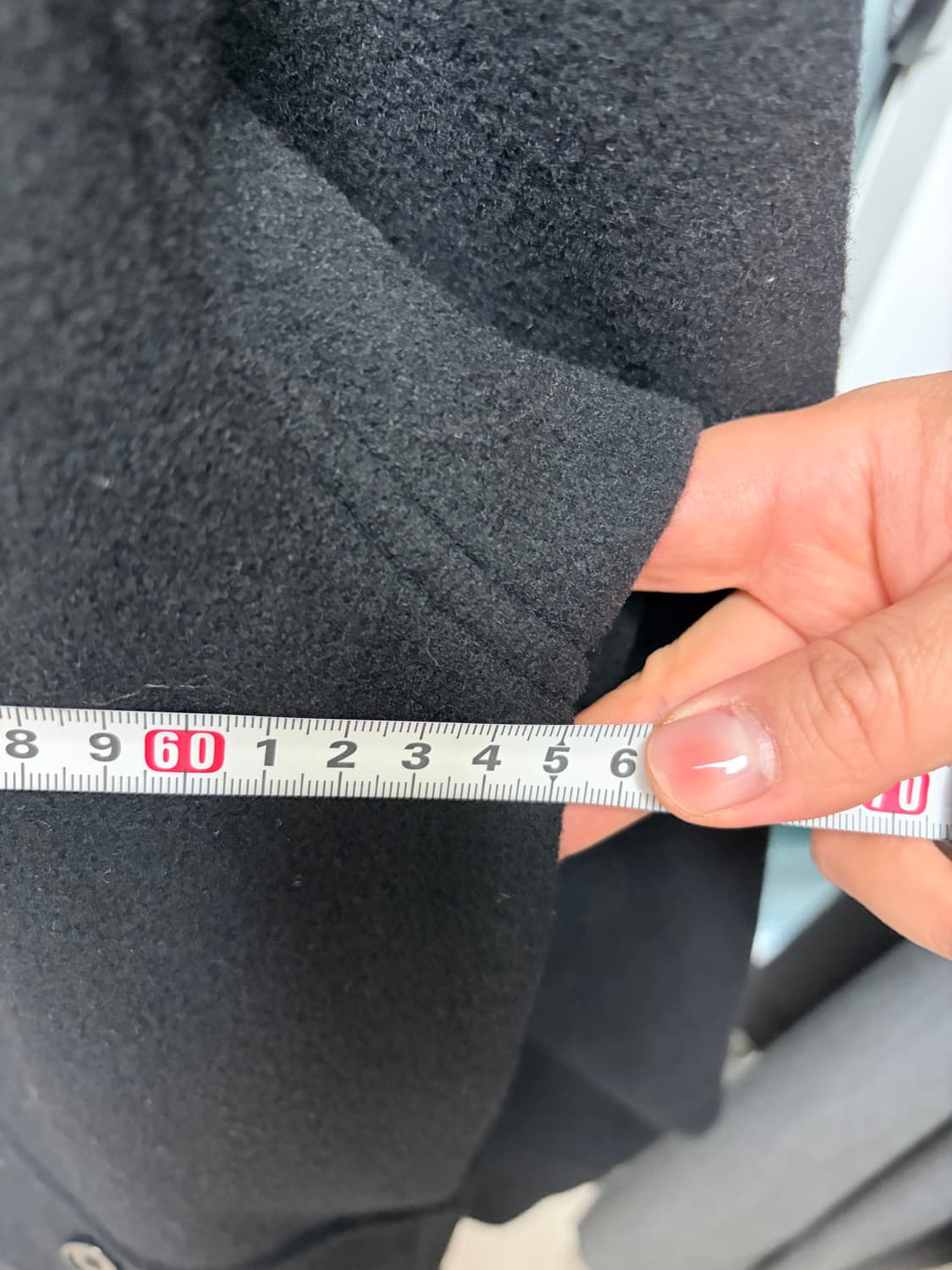 네이더스 멜톤 울 파이어맨 코트 블랙 5사이즈 상품이미지4