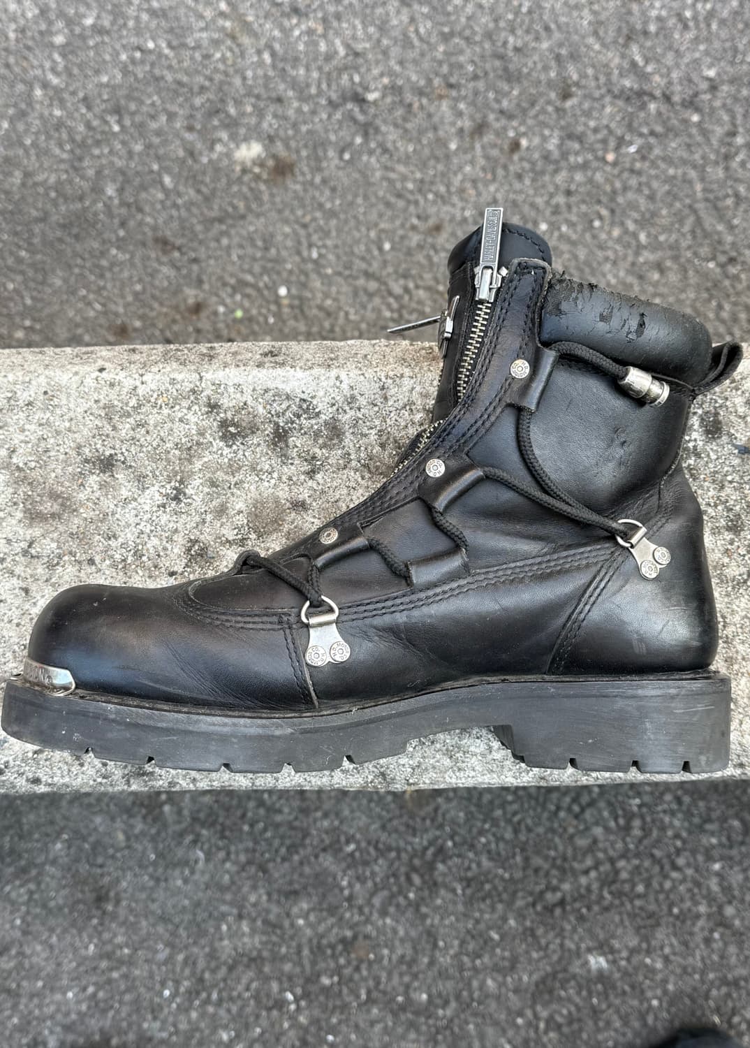 할리데이비슨 레더 워크 부츠 상품이미지3