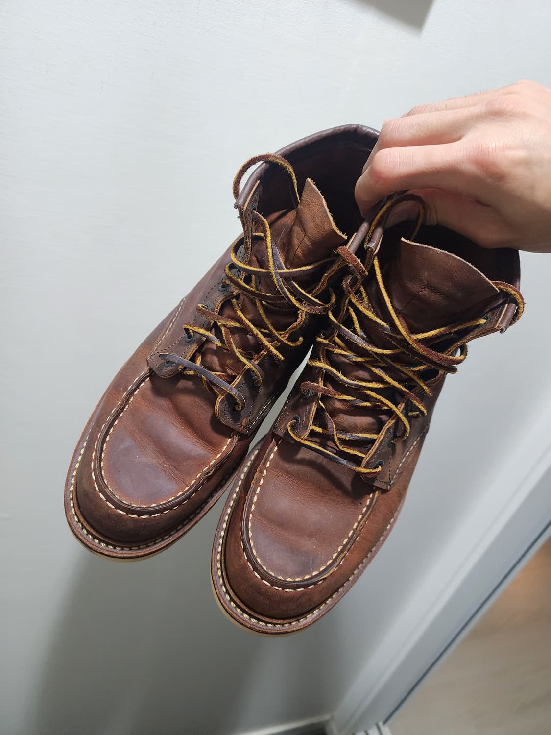 [US9.5D]레드윙 1907 브라운 레더 워커 부츠 eu42.5 상품이미지2