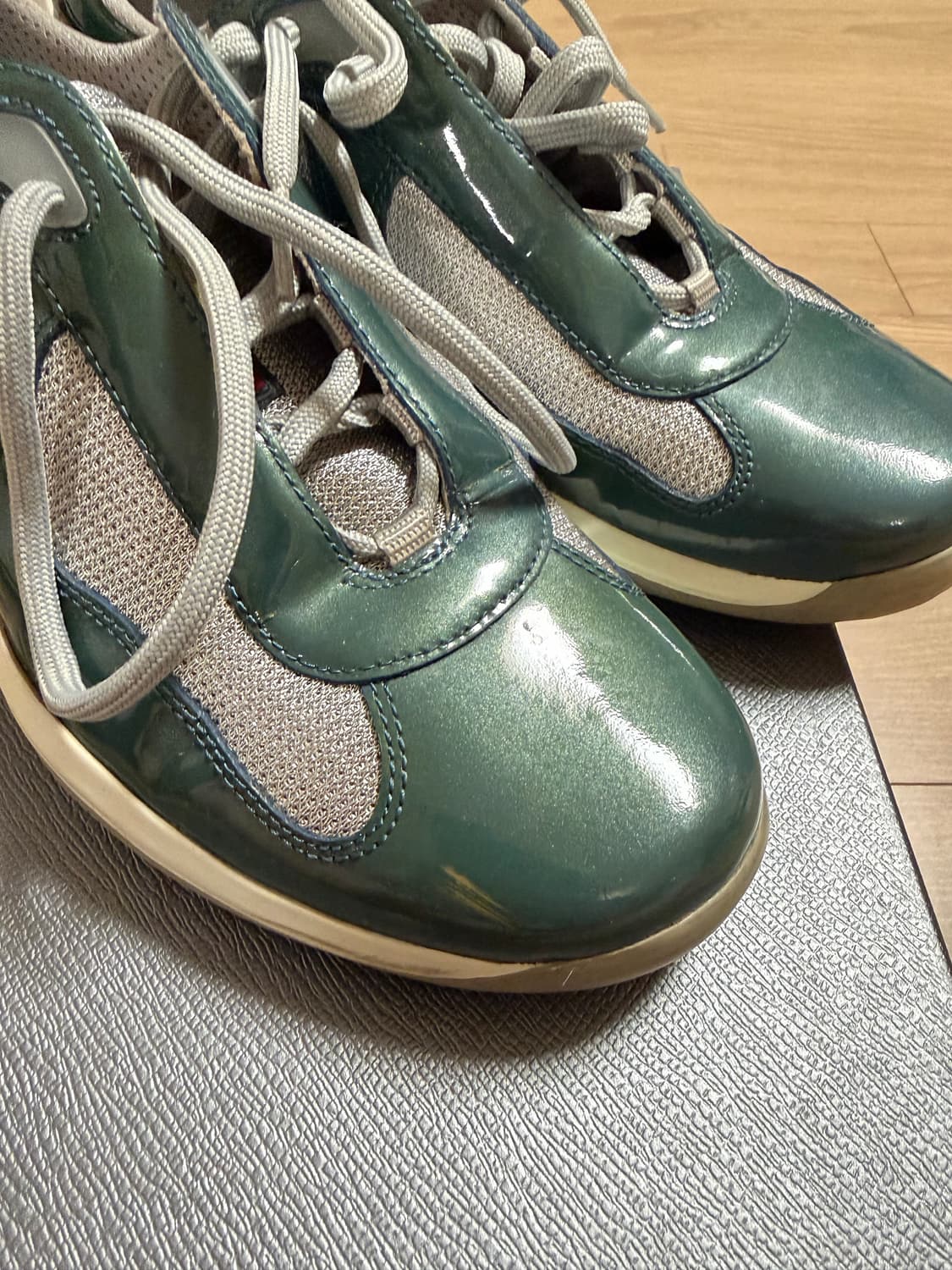 프라다 아메리카컵 남성용 7.5 에메랄드 상품이미지2