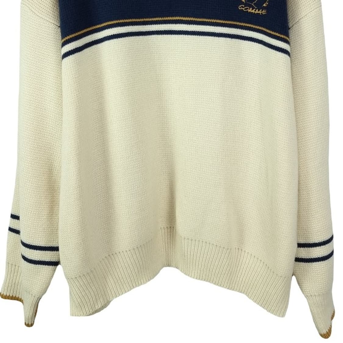 [꼼파뇨] 오버사이즈 프레이 브이넥 니트 M18426 상품이미지5