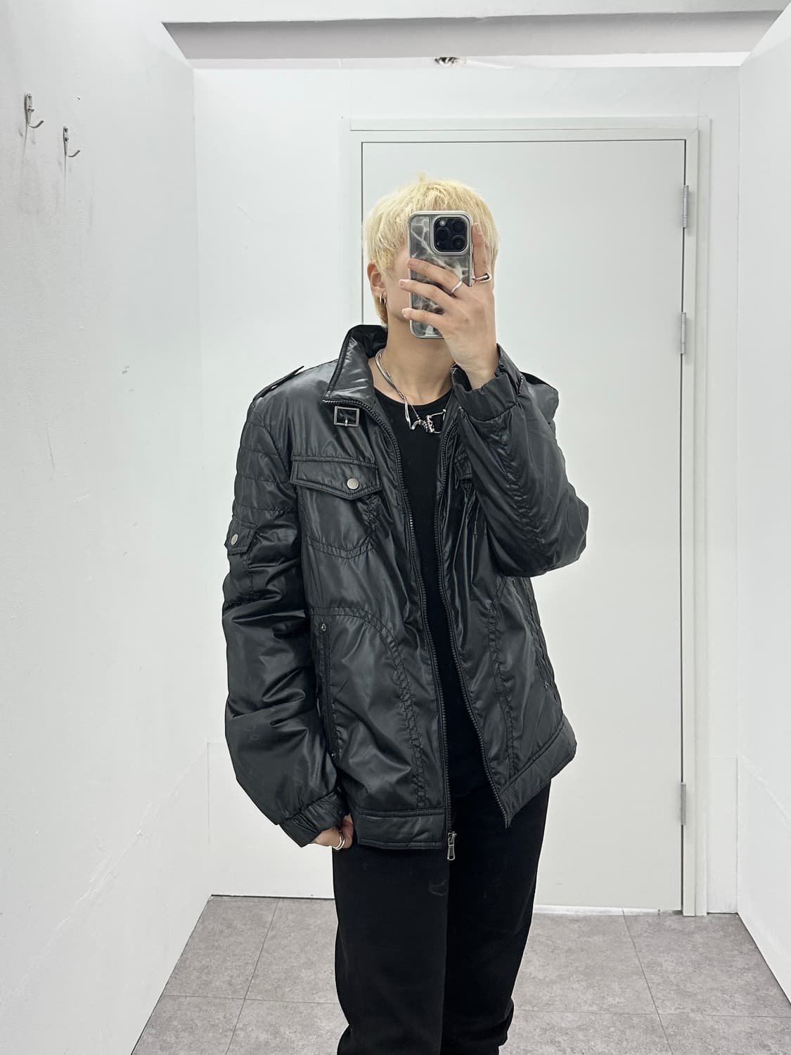 Get used motor padded jacket 상품이미지2