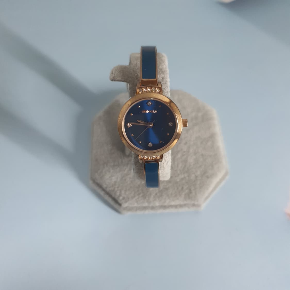 미니골드 딥블루& 골드 뱅글 시계 상품이미지1