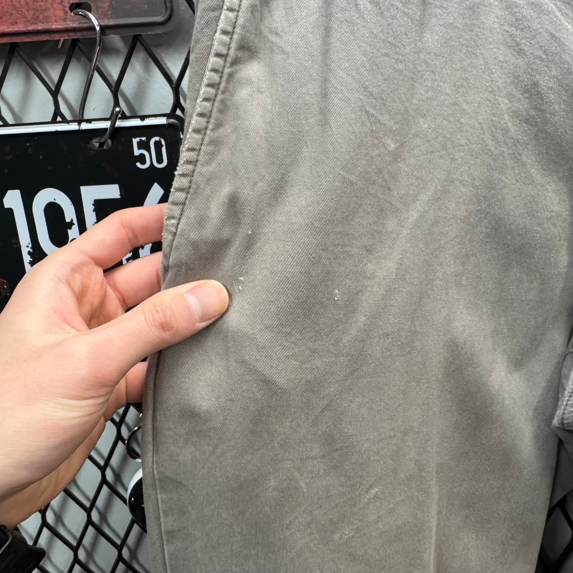 폴로 랄프로렌 스트레치 치노 팬츠 후면 포니 로고 포인트 그레이 상품이미지9