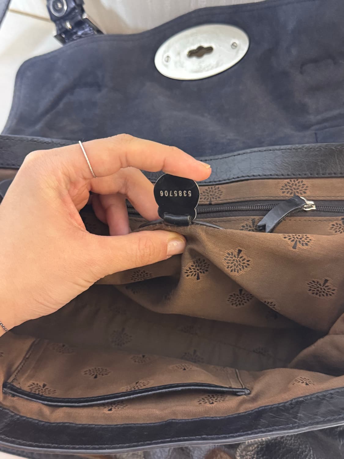 멀버리 알렉사 미디엄 (블랙) 상품이미지4