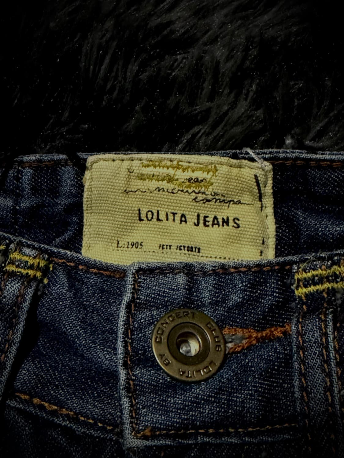LOLITA JEANS 네온 파이핑 헤비 워싱 부츠컷 데님팬츠 상품이미지9