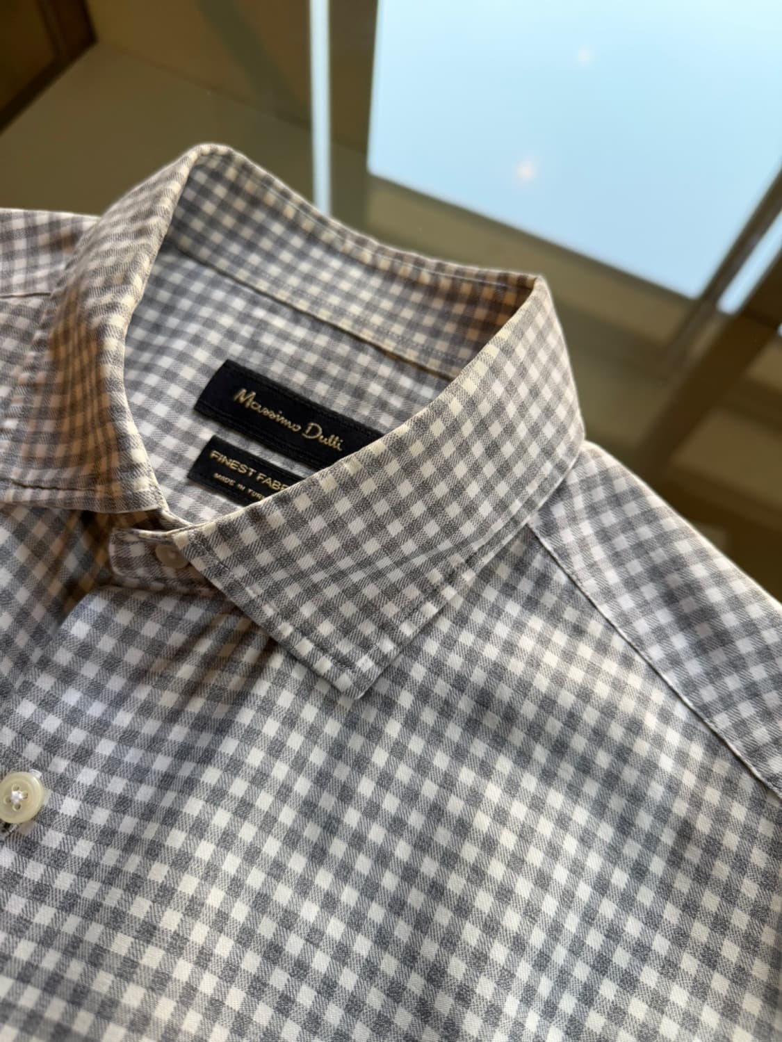 마시모두티 깅엄체크 셔츠 100 상품이미지9