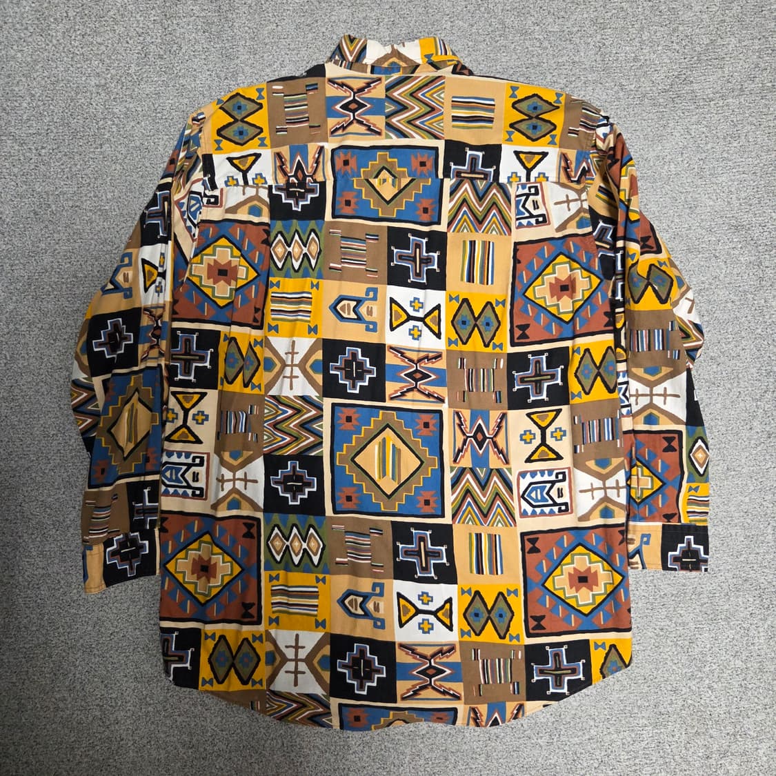 90's Japan Ume Collection 에스닉 셔츠 L(100) 상품이미지6