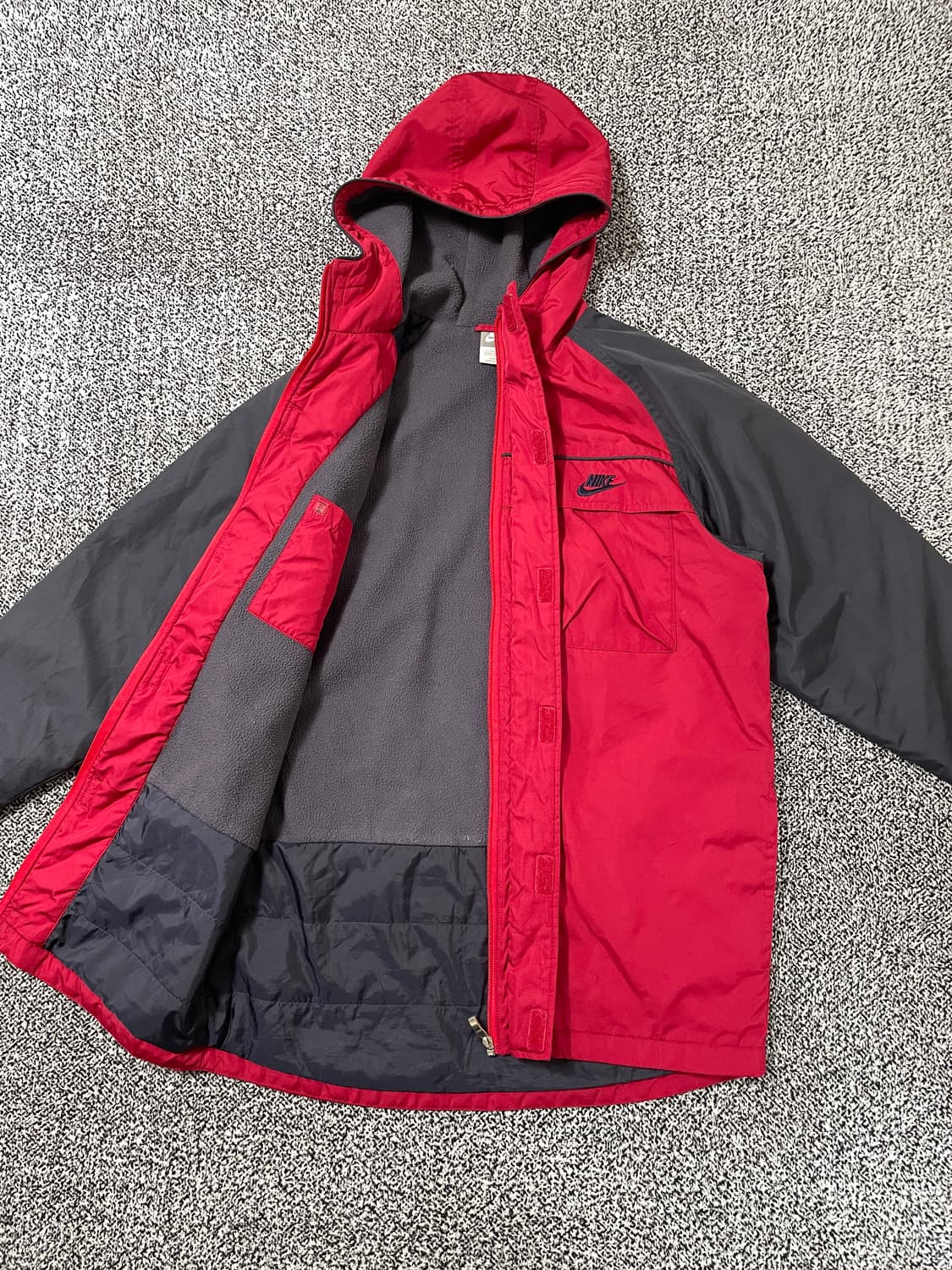 빈티지9. 나이키 올드스쿨 레트로 빈티지 바람막이 점퍼 기모 돕바 상품이미지2