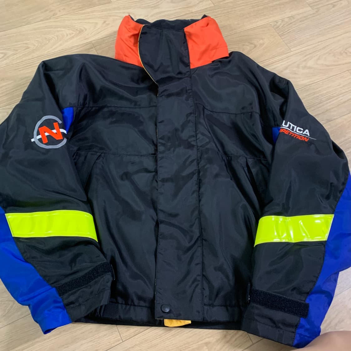 S/100+)Nautica 노티카 빈티지 바람막이 자켓 상품이미지2