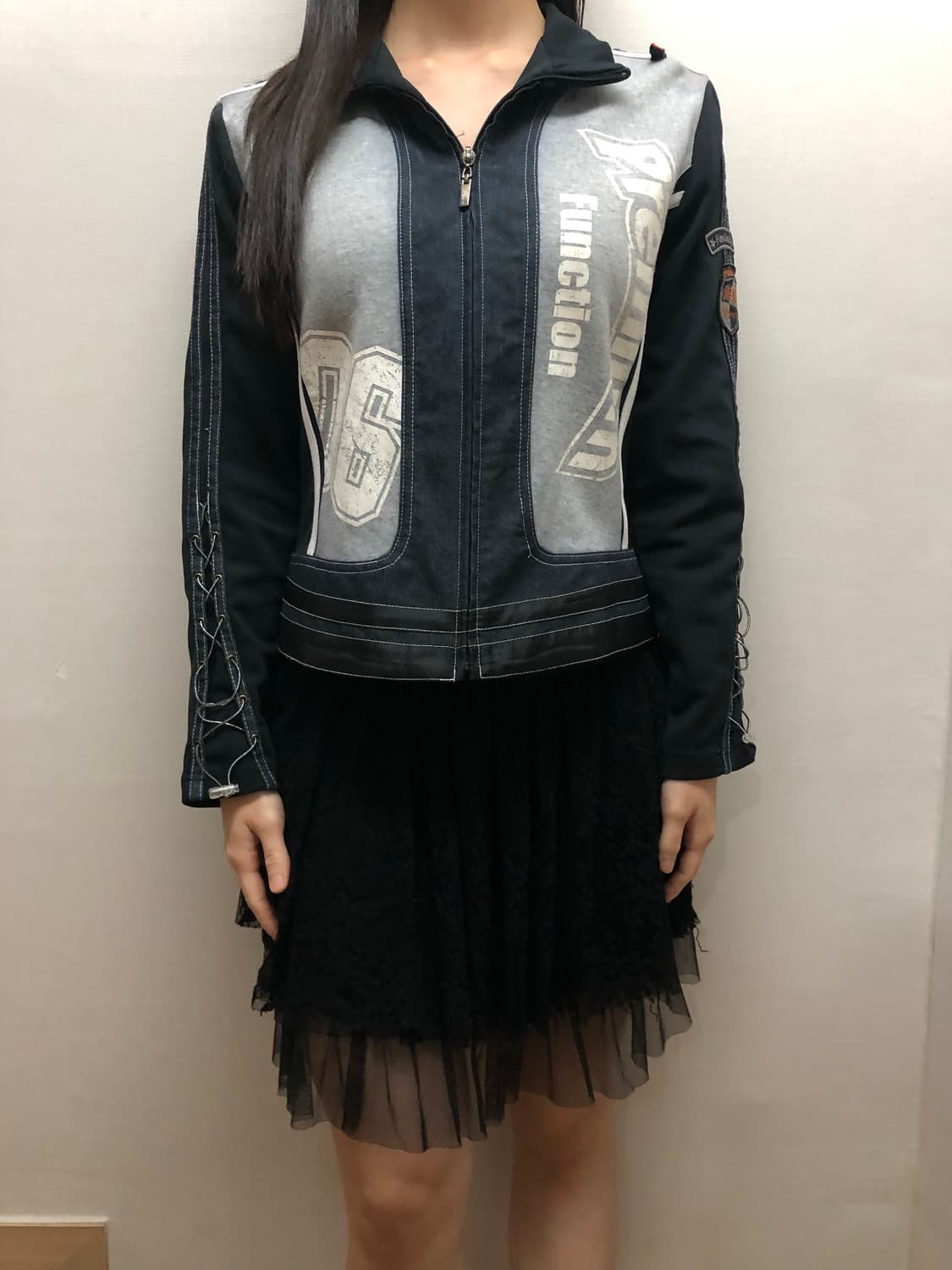 빈티지 블랙 아일렛 져지 상품이미지6