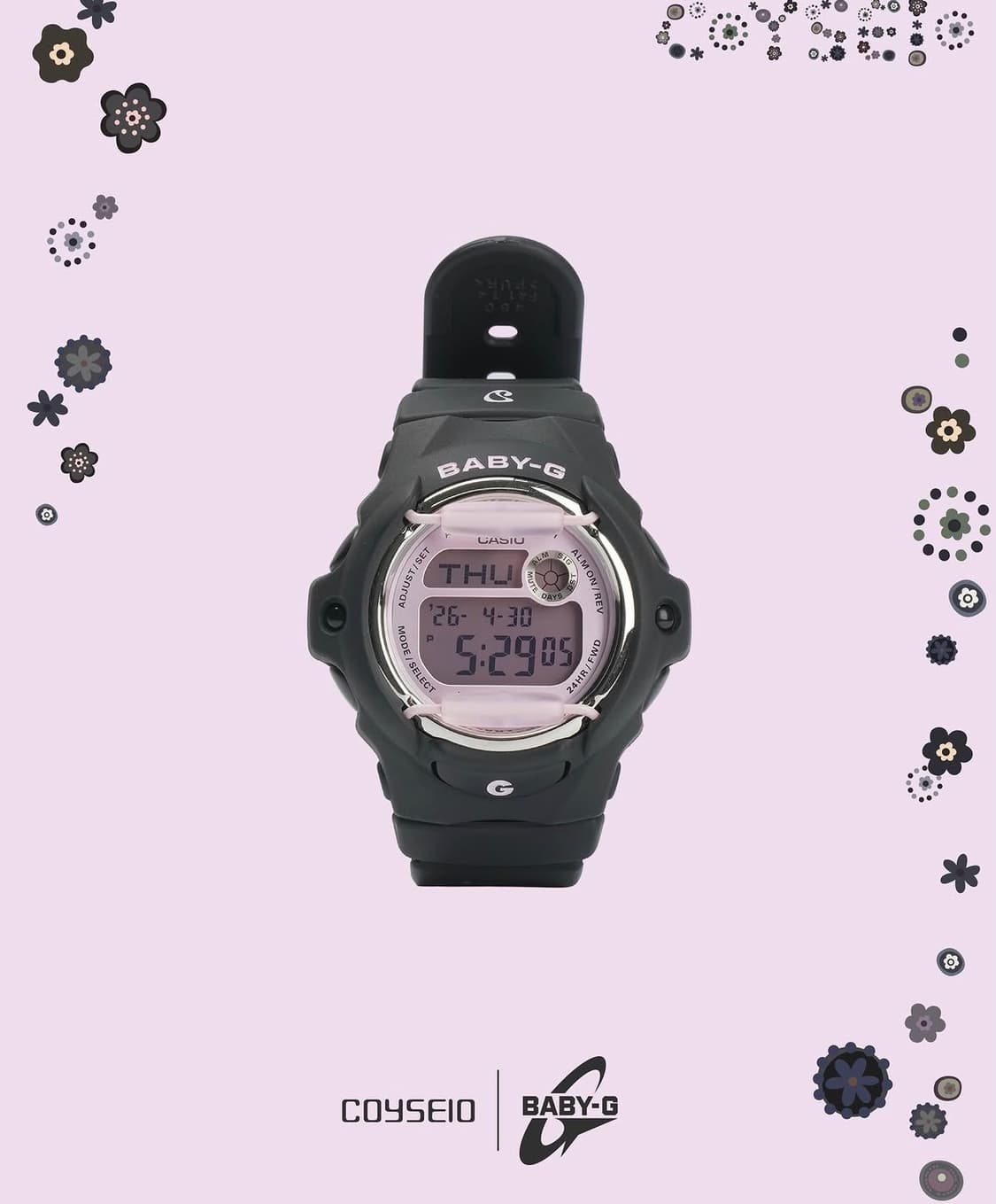 코이세이오 COYSEIO X BABY-G BG-169 BLACK 상품이미지1