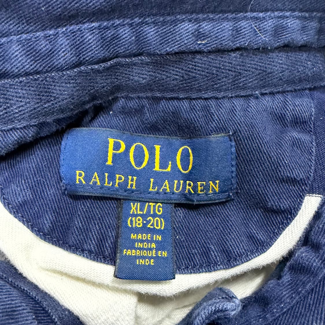 폴로 빅포니 치프키프 네이비 럭비티 스트라이프 긴팔 롱슬리브 키즈XL 상품이미지9