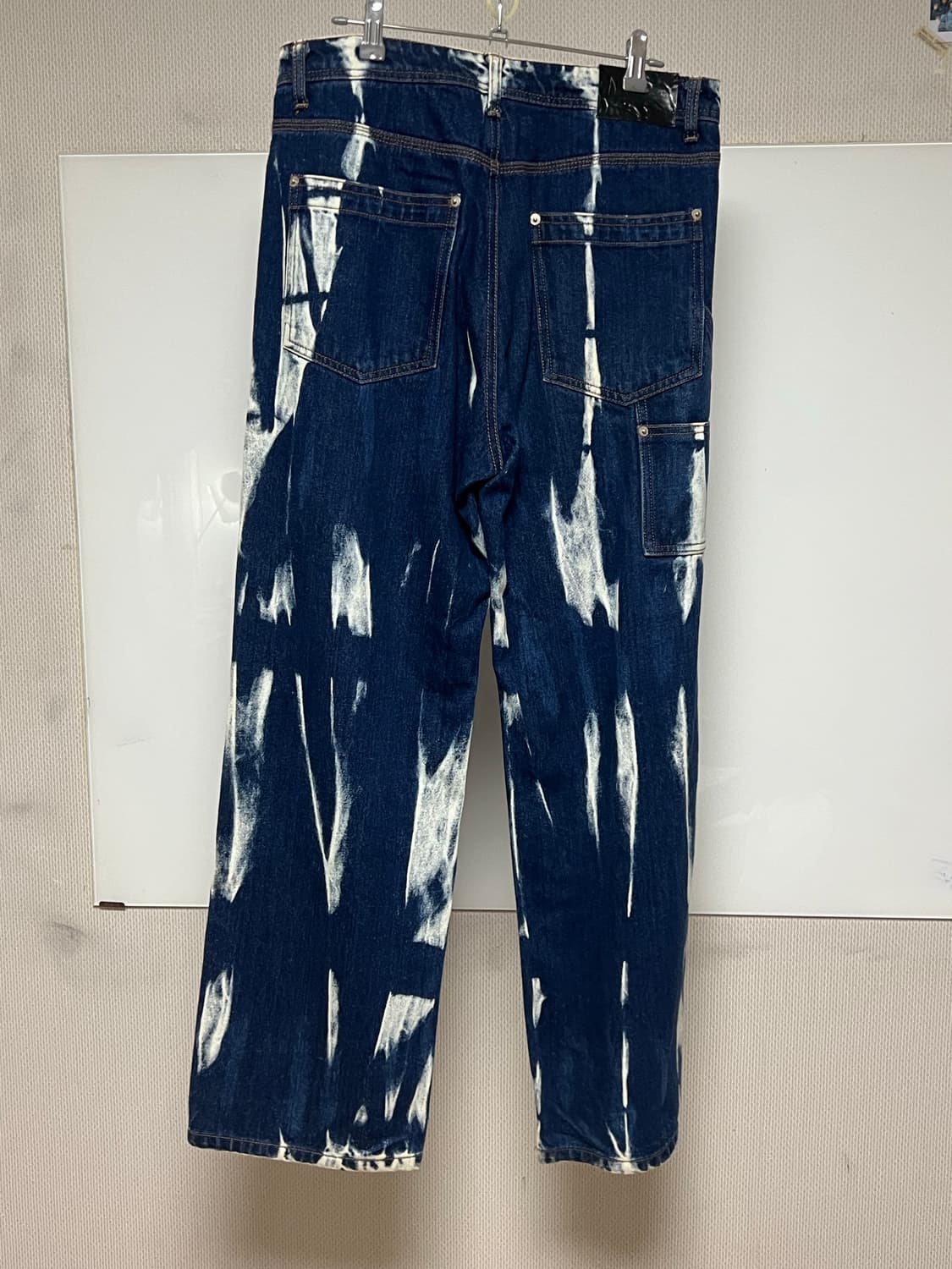 [플레이버리즘] [L] 타이다이 워시드 카펜터 데님 팬츠 상품이미지2