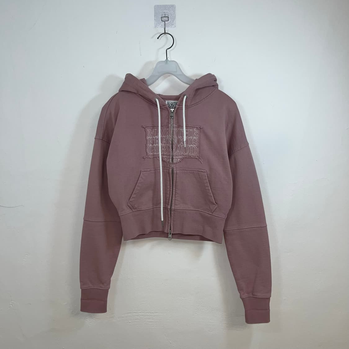 Marithé François Girbaud pink hood zipup 상품이미지3