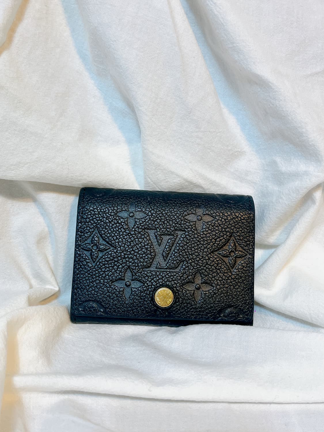 루이비통 비즈니스 카드 홀더 모노그램 엠보스 레더 블랙 상품이미지3