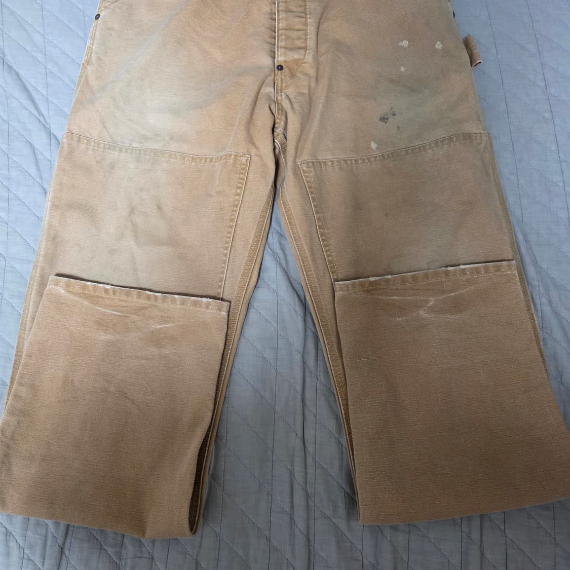 [S] 세인트미카엘 23AW 더블니 워크 팬츠 베이지 상품이미지4