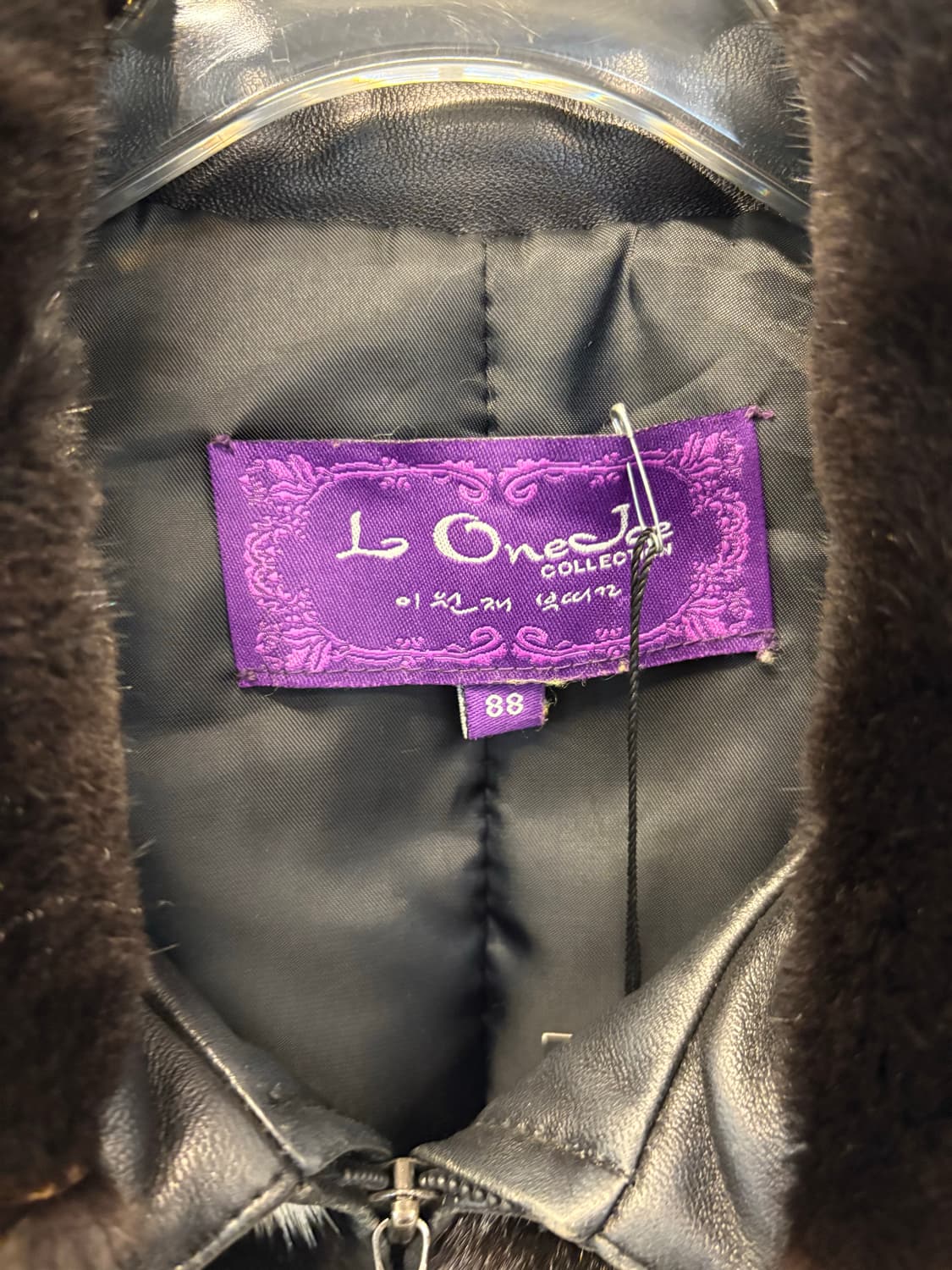 L OneJae mink leather jk 상품이미지8