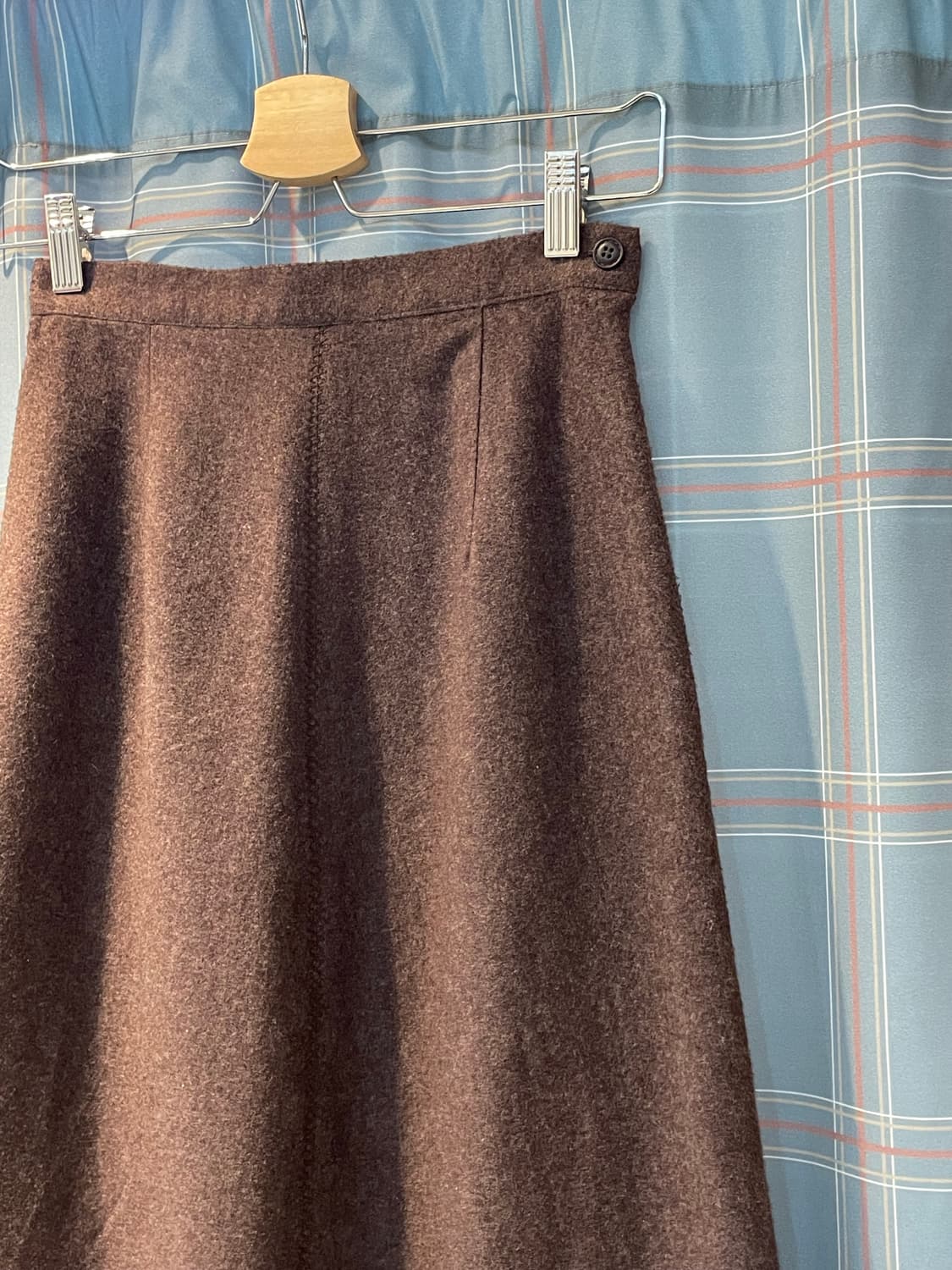 일본빈티지 언발디테일 롱스커트 상품이미지2