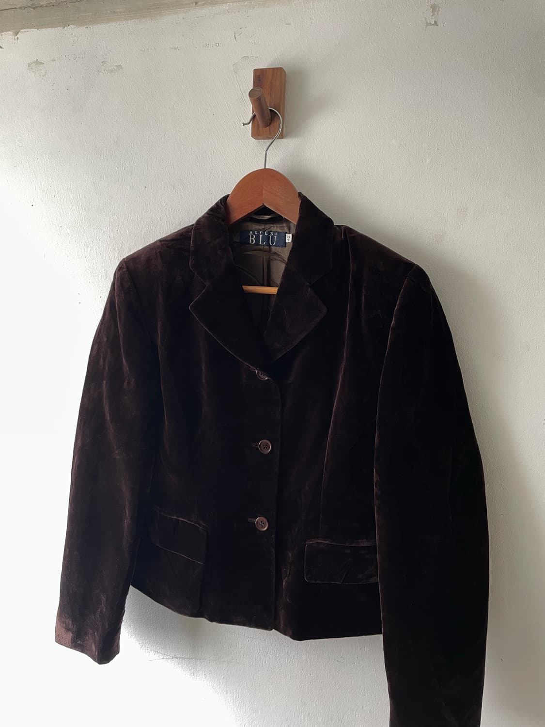 Vintage Aspesi BLU Velvet Jacket 상품이미지1