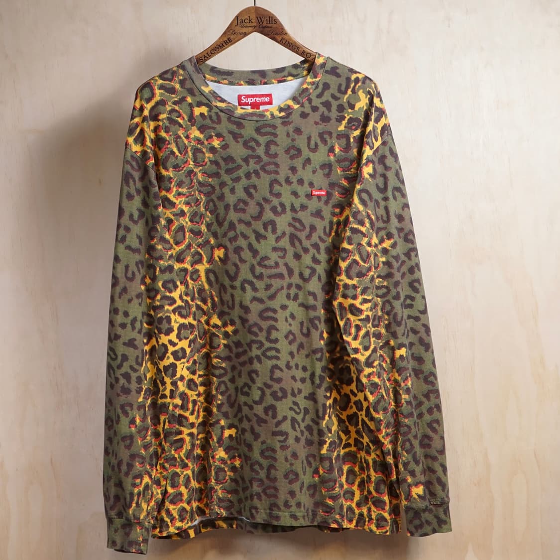 슈프림 24FW 치타 박스 로고 슬리브 상품이미지1