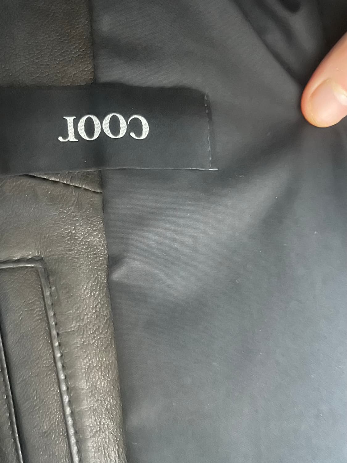 쿠어 램스킨 블루종m 상품이미지2