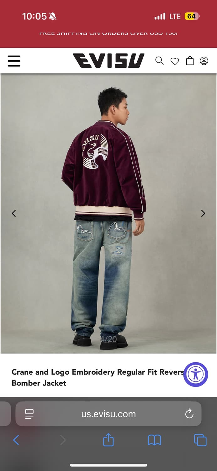 에비수 리버시블 봄버 자켓 상품이미지6