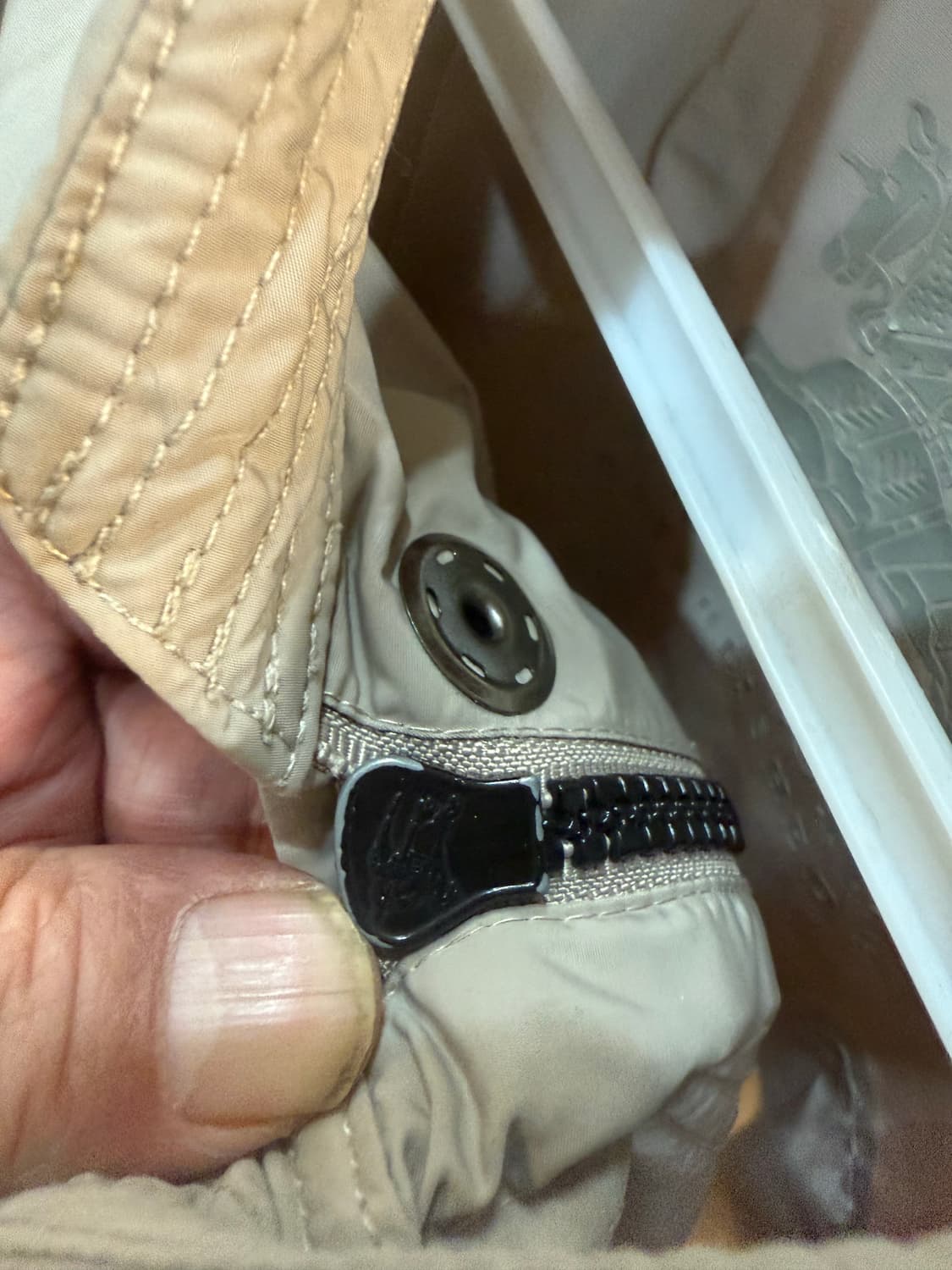 100 정품 버버리 바막 블루종 팝니다 상품이미지3