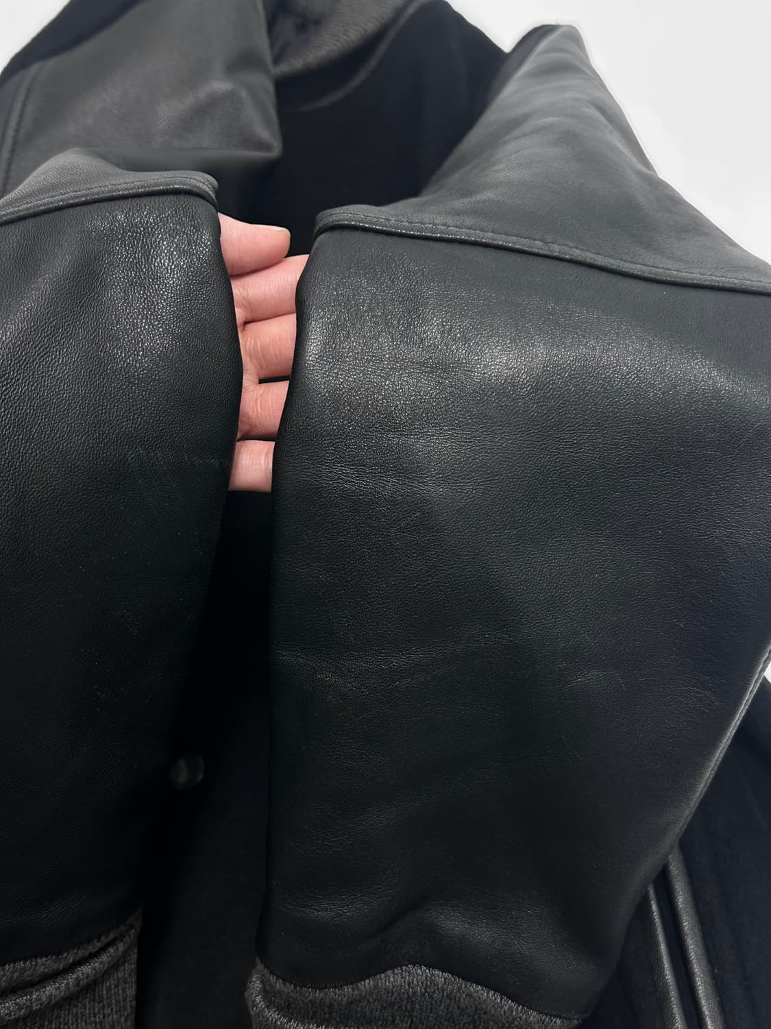 집시 테드 양가죽 블루종 스타디움 자켓 상품이미지7