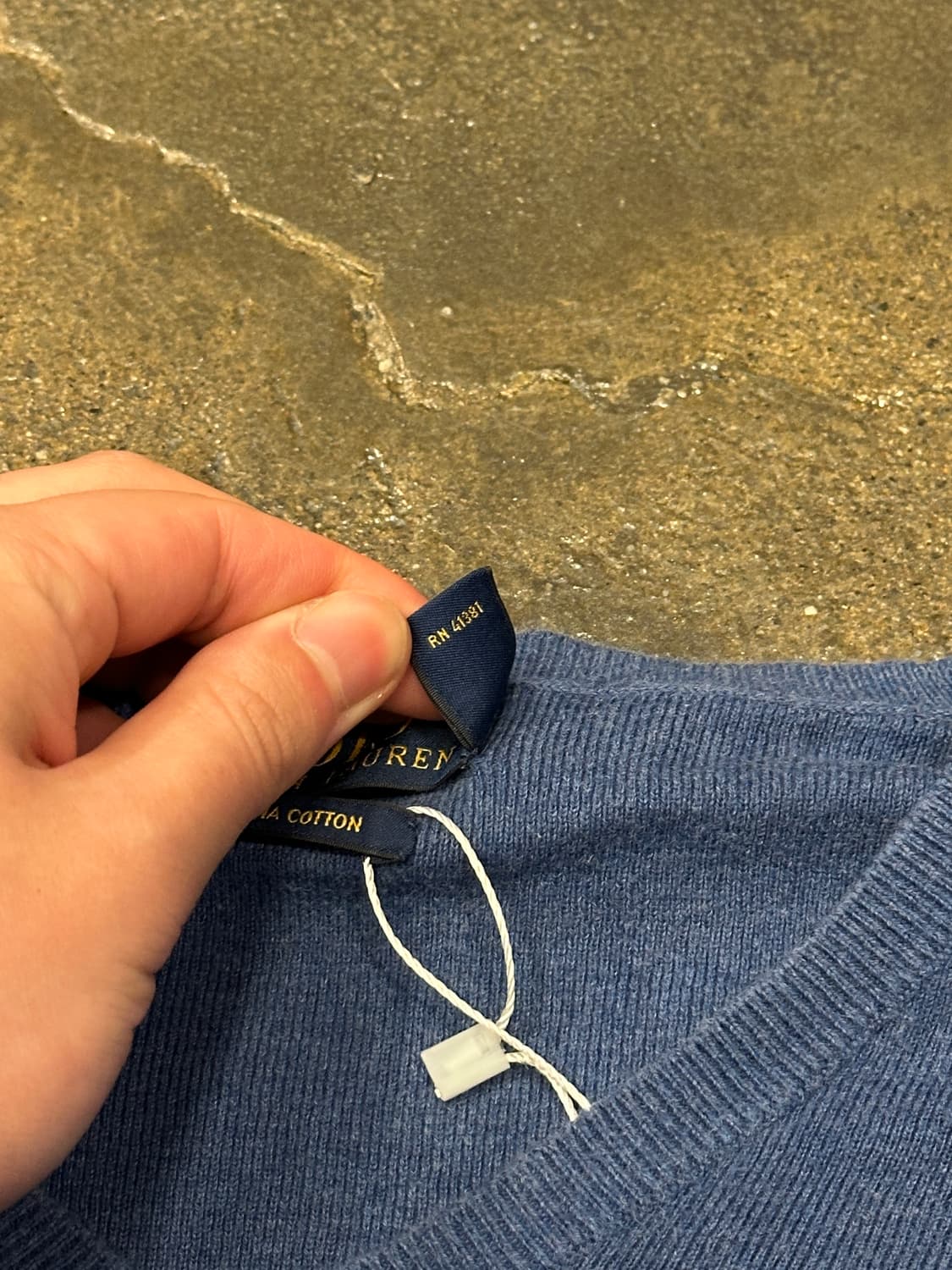 POLO 폴로 랄프로렌 피마코튼 니트 XL 상품이미지5