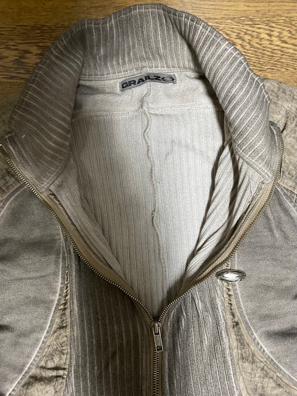 그레일즈 루나 니트 바이커 집업 자켓 2사이즈 상품이미지3