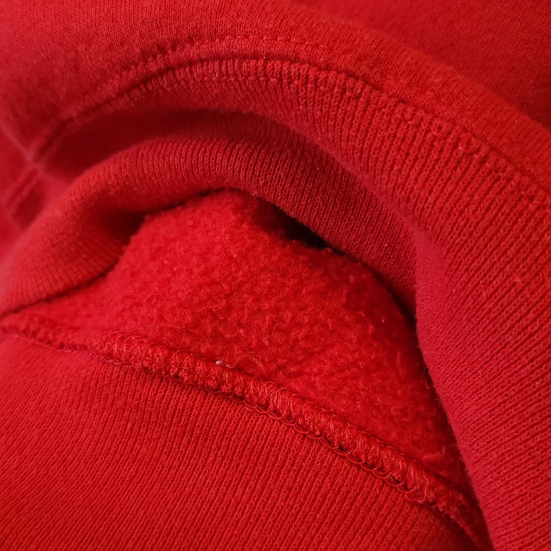 90s 빈티지 러셀 스웻셔츠 러셀 블랭크 레드 플레인 스웻셔츠 xl 상품이미지9