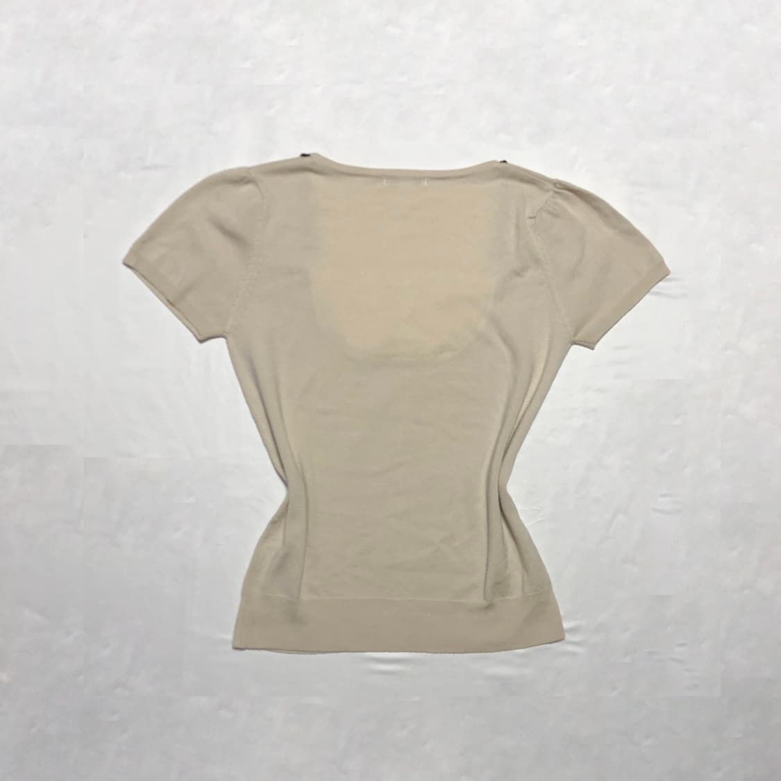 로걀 니트 탑  베이지 상품이미지3