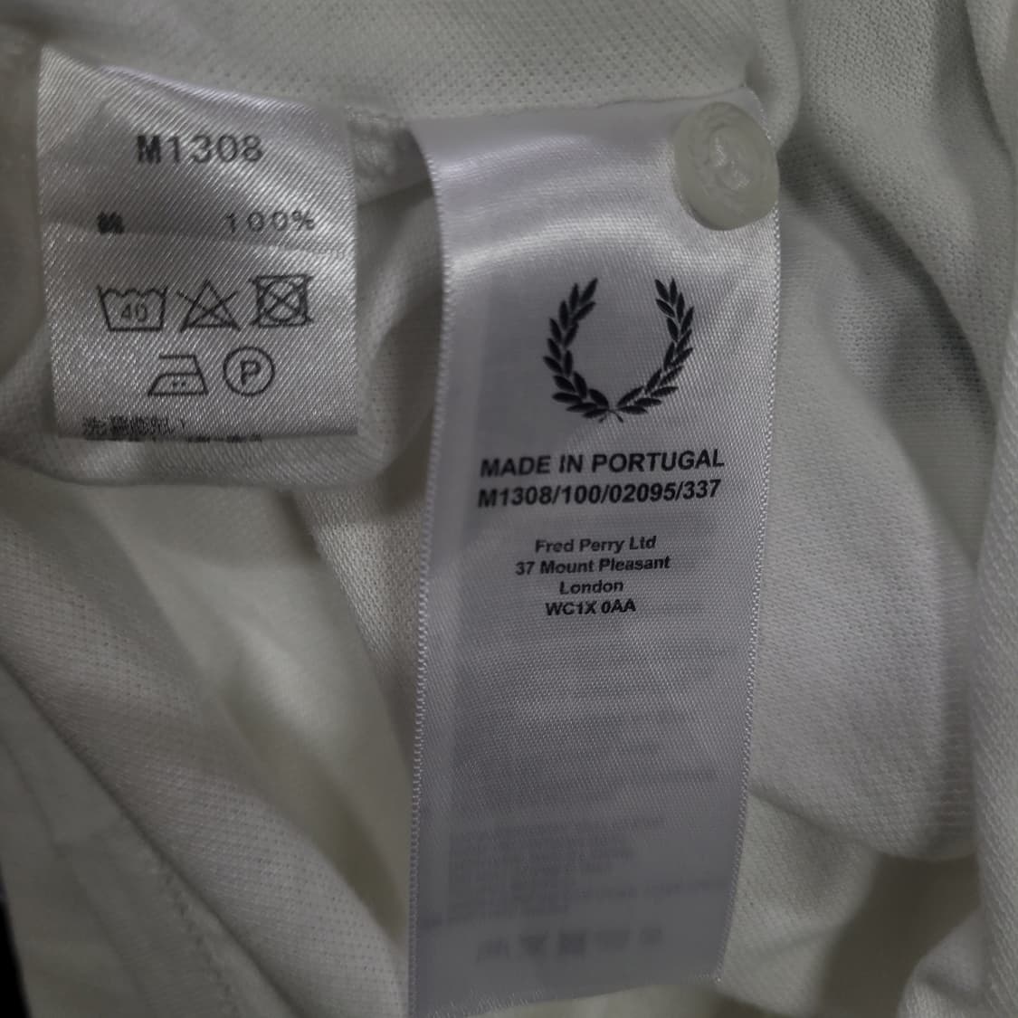 FRED PERRY 프레드페리 슬림핏 자수로고 셔츠 상품이미지6