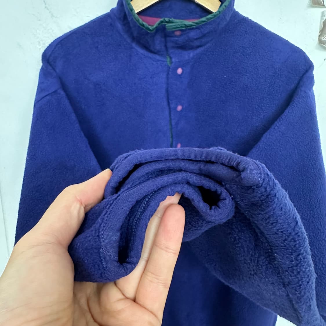 90‘s 파타고니아 신칠라 스냅티 ’퍼플/그린‘ 상품이미지3