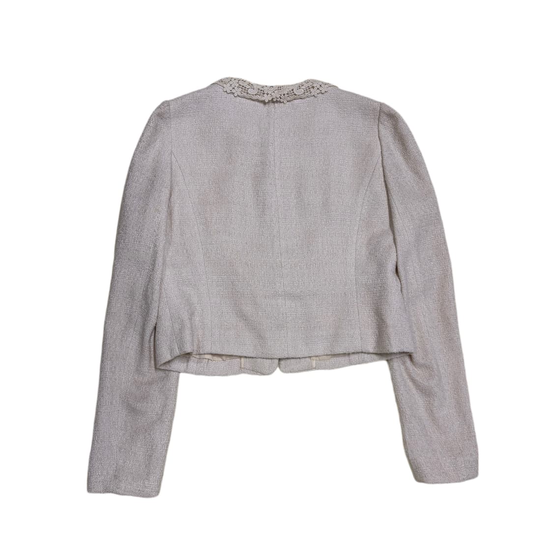 빈티지 아이보리 레이스 카라 자켓 상품이미지4